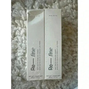 HALEYS Re-fine Soft Matte Poreless Primer - 1 oz Each - Pack of 2